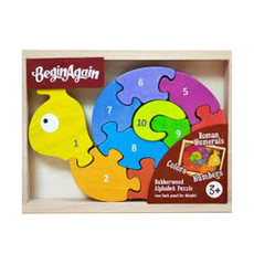 Begin Again 蝸牛數字拼圖, 1個, 8件