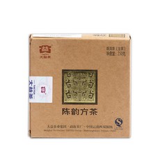 TAETEA 大益茶 陳韻方茶普洱茶, 250g, 1入, 1個
