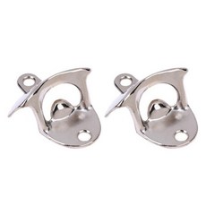 壁掛式簡約不鏽鋼開瓶器, 單色, 2個