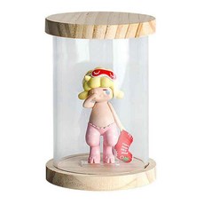 壓克力公仔收藏盒 中, 單色, 1個