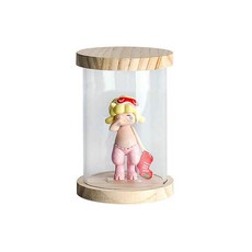 壓克力公仔收藏盒 小, 單色, 1個