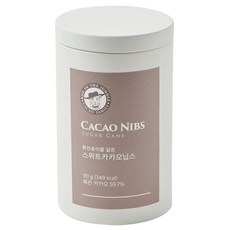 Cacaofamily 罐裝甜味可可粒, 90g, 1罐