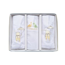 幸福購物商城男童款雨傘熊和恐龍背心 3件組