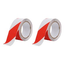 Geuruteogi Chingu 4安全標示防滑膠帶 紅白色, 2個