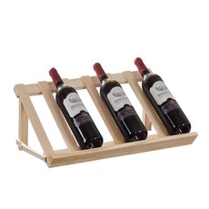 Steadyral復古木質酒架 6格, 木色, 1個