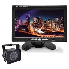 Autozone 卡車專用後置攝像頭 + 顯示器安裝 177 毫米套組, 後置攝像頭：K500C / 顯示器：KP7 CAM