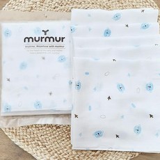 MURMUR 孩童竹纖維棉紗手帕 5入