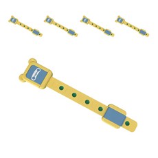 Care Nise安全零鎖定裝置 黃色, 5個