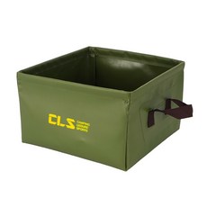 집이조아 야외 캠핑 장비 취사 도구 수납 바구니 28.5 x 28.5 x 16.5 cm, 국방색, 1개