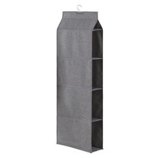 衣櫃收納掛袋 4格, 1入, 1個