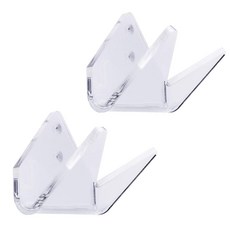 三角壓克力板掛架, 單一顏色, 2個