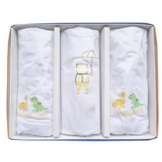 男童款恐龍與雨傘熊背心 3件組