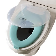 Victory Lighting 四十多歲嬰兒清潔便盆蓋中號/大號, 透明 薄荷綠
