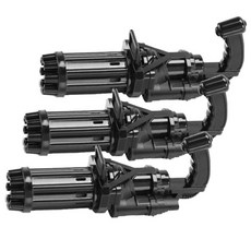 加特林電動泡泡槍 3支組, 黑色