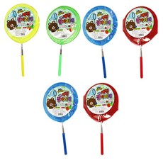 敏捷烏龜 魔法捕蟲網 4款 6入 隨機出貨 + 貼紙 2款 x 6入組, 1套