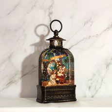 造型音樂盒小夜燈, 馬槽棕色