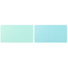 방수 마우스 데스크 패드, 녹색 + 파랑