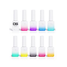 DGEL 凝膠素色指甲油 10ml 9入+亮粉指甲油 10ml, 混色, 1套