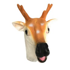橡膠派對面具 CC_02_05, 乳膠鹿, 1個