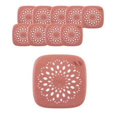 라라미즈 하수구 커버 냄새 차단 배수구 트랩 덮개 H146 로즈핑크 TPR, 10개