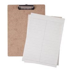 寫字板 + 雙面 A4 數學筆記本 2p, 混色, 1套