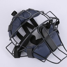 棒球運動防護面罩, 藍色