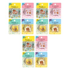 Feelbox 鬆弛熊彩色捲尺 4 x 3p 套組, 1套