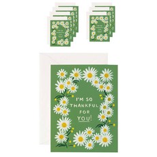 RIFLE PAPER DAISIES THANKFUL FOR YOU 卡盒 8件套, 混色, 1套