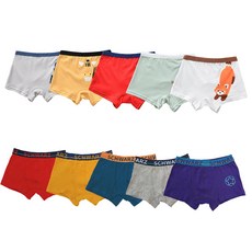 SCHWARZ KOREA 男童四角內褲 Animal Land 5 件 + 彩虹 5 件套