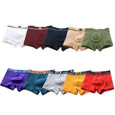 SCHWARZ KOREA 男孩童素色四角內褲5入組+素色拼色四角內褲5入組