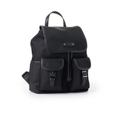 ESQUIRE 女式織物背包, 黑色的