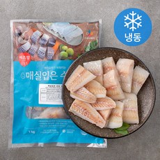이츠웰 매실입은 순살 동태 40~60g 토막 (냉동), 1kg, 1개