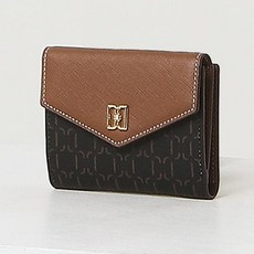 DAKS logo印花拼色3折錢包 DCWA1E715-01