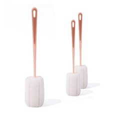 양손컴퍼니 마카롱 롱핸들 컵브러쉬, 레드, 3개