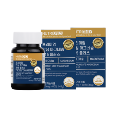 뉴트리온리 프리미엄 안심 마그네슘 315 플러스, 60정, 3개