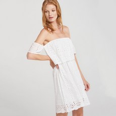 스토레츠 여성용 Dorothy Punched Eyelet Off Dress