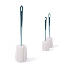 양손컴퍼니 마카롱 롱핸들 컵브러쉬, 블루, 3개