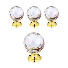Pop MINDS水晶球抽屜把手 30mm 4入, 金子