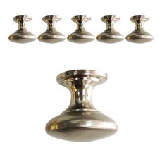 Popminds 抽屜 衣櫃 水槽 現代 圓形門把 小 6入, 霧面銀