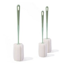 양손컴퍼니 마카롱 롱핸들 컵브러쉬, 그린, 3개