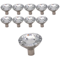 Popminds 水晶簡約圓形把手 30mm 10入, 10個