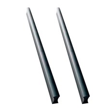 POP MINDS 抽屜 櫥櫃 衣櫃 長把手 212mm 2入, 黑色, 2個