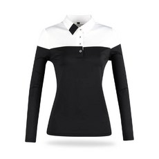 Benest 女款拼色領T卹 NBE1S602W