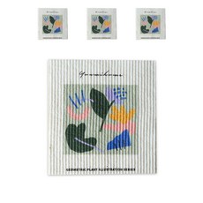 Y&B 設計款蠟筆抹布, 4個