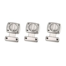 Locus 公寓輔助雙重玄關門安全扣 銀色, 3個