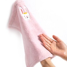캐릭터 주방용 핸드타올 다용도 행주 핑크, 1개