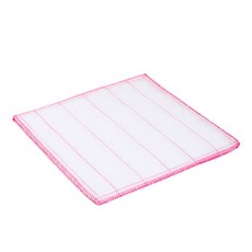 條紋圖案廚房超細纖維抹布 粉紅, 1個