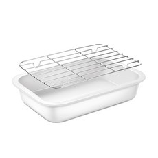 Wagenstein 陶瓷方形烤箱托盤 + 機架套裝 Ce 2, 1組