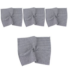 格紋餐巾, 深藍色, 4個, 1件
