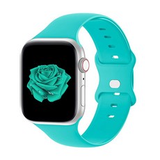 MR.OZER 矽膠 Apple Watch 錶帶 38/40mm, 19 綠頭鴨